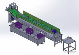 食品豆芽清洗機(jī)3d模型圖紙 solidworks設(shè)計(jì) 附step